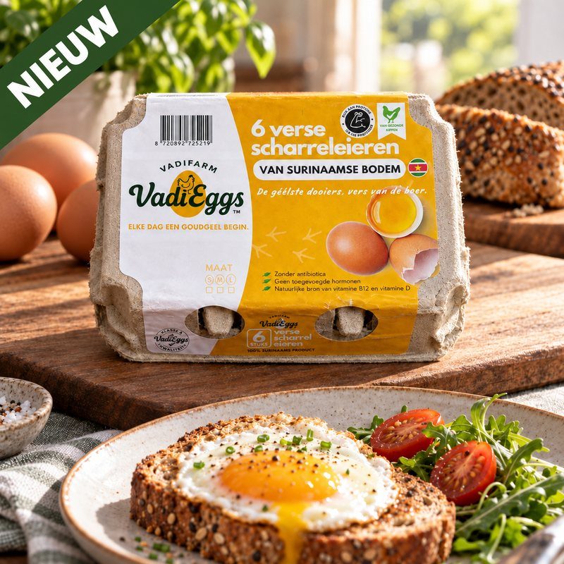 Het nieuwe VadiEggs doosje van 6